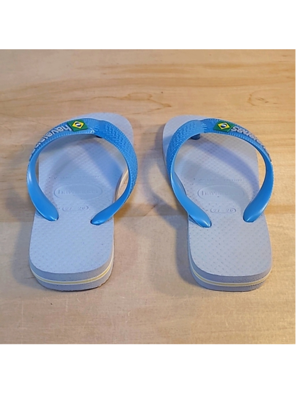 Havaianas Blue Kids Toddler Size 11/12 C Flip Flops Classic Sandals - Picture 7 of 10